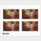 Crab Pulsar Time Laptop - Neutron Star Rechteckiger Aufkleber (Blatt)