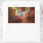 Crab Pulsar Time Laptop - Neutron Star Rechteckiger Aufkleber (Tasche)
