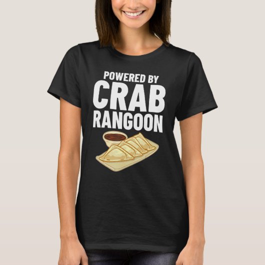 Crab Rangoon Cream Cheese Wontons Dip Sauce Chines T-Shirt (Vorderseite)