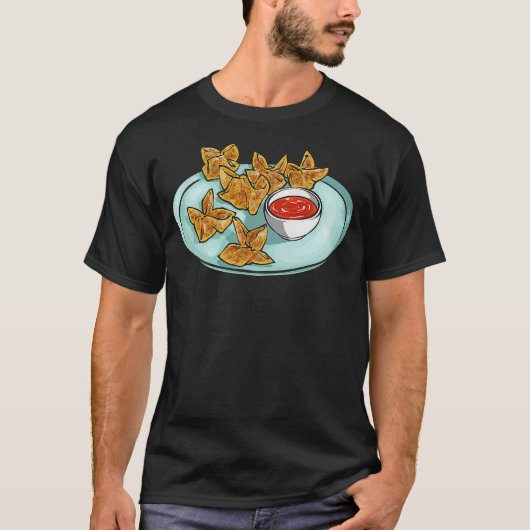 Crab Rangoon Lover Crab Rangoon T-Shirt (Vorderseite)