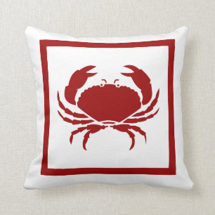 CRAB rotes Kissen