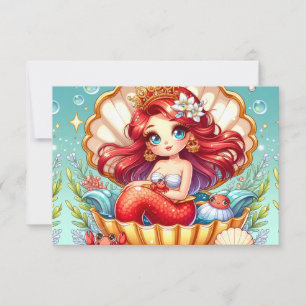 Crab Royalty Coral Cove Drawstring Wall Clock Einladung