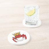 Crab Royalty, MeWarriorFrau auf Twitch Getränkeuntersetzer (Seite)