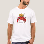 Crab Royalty, MeWarriorFrau auf Twitch T-Shirt (Vorderseite)