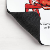 Crab Royalty mit Messer, MeWarriorFrau auf Twitch Mousepad (Ecke)