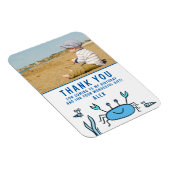 Crab Sea Animals Boy Foto Vielen Dank zum Geburtst Magnet (Rechte Seite)