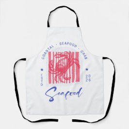 Crab Seafood Beach Coastal  Schürze