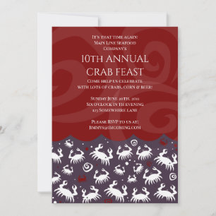 CRAB Seafood FEST FEAST Annual VIP Dinner Party Einladung