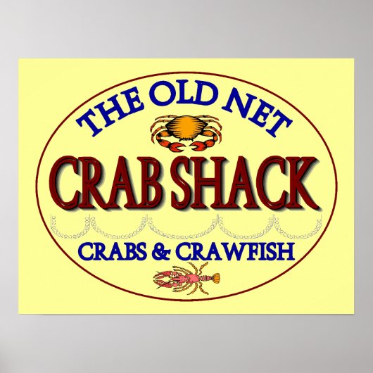 Crab Shack Logo Poster (Vorne)