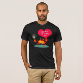 Crab-Shirt für Hochzeitspaziergänge, Verlobung T-Shirt (Vorne ganz)