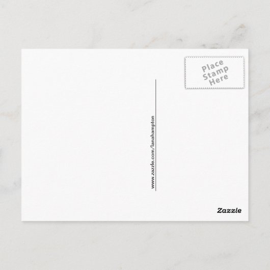 Crab Spider Postcard / Funny Ninja Zitat Postkarte (Rückseite)