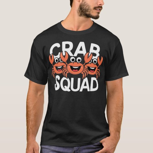 Crab Squad TShirt for Crab Lover Shirt  Cool Crab (Vorderseite)