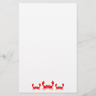 Crab Stationery Briefpapier