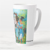 "Crab Table" Latte-Tasse Milchtasse (Rechte Ecke)