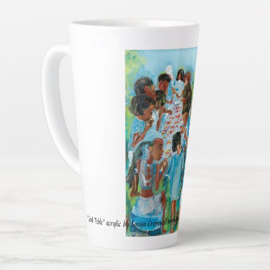 "Crab Table" Latte-Tasse Milchtasse (Linke Ecke)