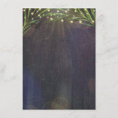 Crab Tropical Wedding Information Guest Begleitkarte (Rückseite)