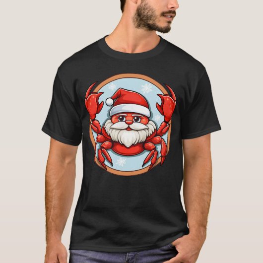 Crab Weihnachtsjunge T-Shirt (Vorderseite)