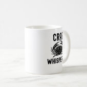 Crab Whisperer Crab Jagd Crabbing Kaffeetasse (VorderseiteRechts)