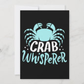 Crab Whisperer Einladung (Vorderseite)