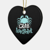 Crab Whisperer Keramik Ornament (Links)