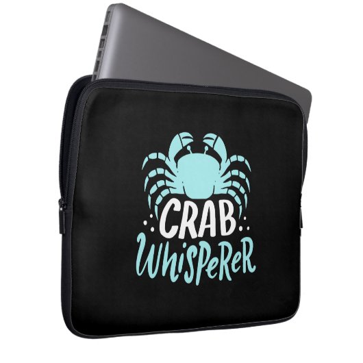 Crab Whisperer Laptopschutzhülle (Vorne Rechts)