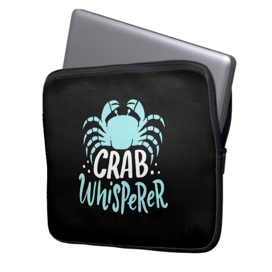 Crab Whisperer Laptopschutzhülle (Vorderseite Links)