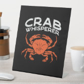 Crab Whisperer Vintag Sockelschild (In Situ)