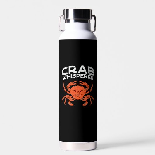 Crab Whisperer Vintage Trinkflasche (Vorne)