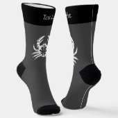 Crab White Socks Socken (Gewinkelt)
