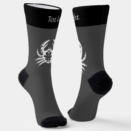 Crab White Socks Socken (Gewinkelt)