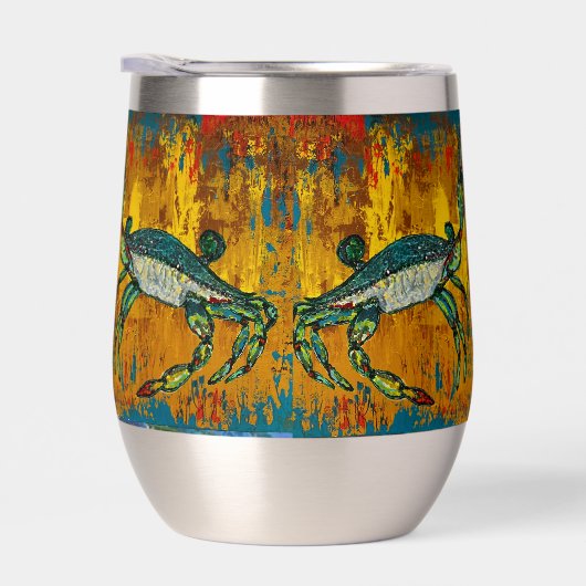 Crab Wine Tumbler warm oder kalt (Rechts)