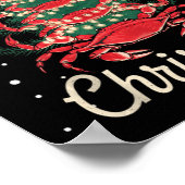 Crab Xmas Tree Crab Weihnachtsbaum Poster (Ecke)