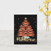 Crab Xmas Tree Crab Weihnachtsbaum Tank Top2 Karte (Gelbe Blume)
