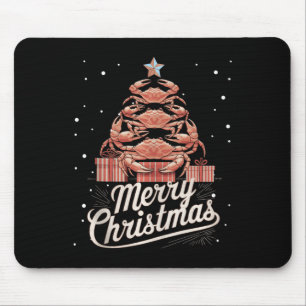 Crab Xmas Tree Crab Weihnachtsbaum Tank Top3 Mousepad
