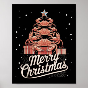 Crab Xmas Tree Crab Weihnachtsbaum Tank Top3 Poster