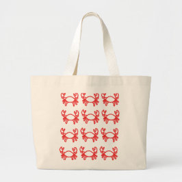 Crab Zodiac Tote Bag – Deep Cancer Sign Energy Jumbo Stoffbeutel