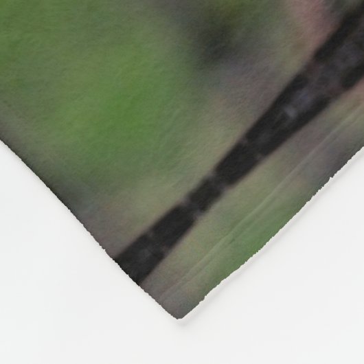 Crabappapapulver Frühlingsblüten Abstrakt Fleecedecke (Ecke)