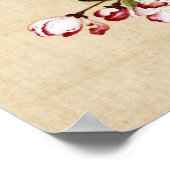 Crabappel und Magnolia Kunstwerke Poster (Ecke)