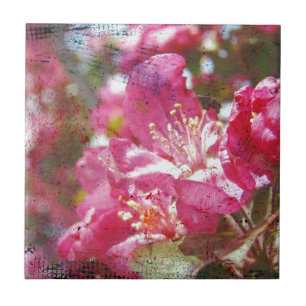 Crabappelblüten Fliese