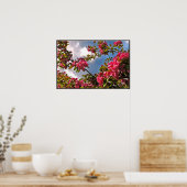 Crabappelblüten Poster (Küche)