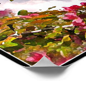 Crabappelblüten Poster (Ecke)
