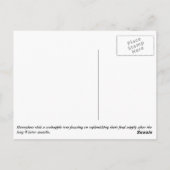 Crabapple Bees 2 Postkarte (Rückseite)