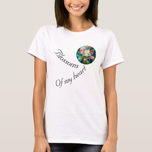 Crabapple-Blume anpassbar T-Shirt (Vorderseite)