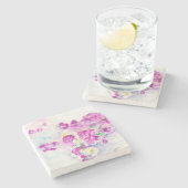 Crabapple Blüte Untersetzer (Seitenansicht)