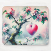 Crabapple Tree Heart Mousepad (Vorne)