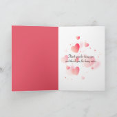 Crabapple Tree Heart Valentinstag Karte (Innenseite)