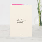 Crabapple Tree Heart Valentinstag Karte (Rückseite)