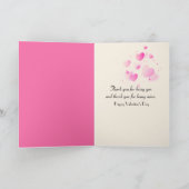 Crabapple Tree Heart Valentinstag Karte (Innenseite)