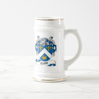 Crabb Familienwappen Bierglas