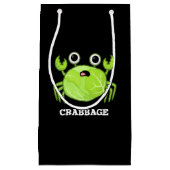 Crabbage Funny Cabbage Crab Pub Dark BG Kleine Geschenktüte (Vorderseite)